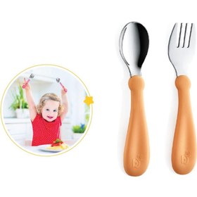 Resim Nessiworld Paslanmaz Çelik Çatal Kaşık Seti 522 Somon 
