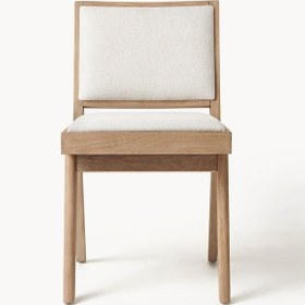 Resim Arvika Ahşap Ceviz Sandalye Natural - Beyaz 