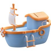 Resim Suntek Ev Ofisi Kızları İçin Korsan Gemisi Kumbara Hediye 25cmx13cmx10cm 