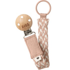 Resim Bibs Paci Braid Emzik Askısı - Blush / Ivory 