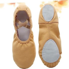 Resim KOMBIUDA 1 Çift kadınlar için ışıltılı terlikler bayanlar terlik kız bale daireler cep bayan ev terlikleri bayan deri terlik dans ayakkabıları Bale ayakkabıları yumuşak Yüksek topuk Özlemek 