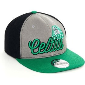 Resim Berellini Celtics Hip-hop Şapka Özel Kolleksiyon Gri - Yeşil 