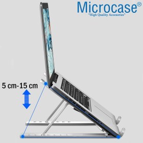 Resim Microcase Macbook Notebook Laptop Tablet Plastik Stand Masaüstü Tutucu 10-15.6 Inch - AL3108 Beyaz 