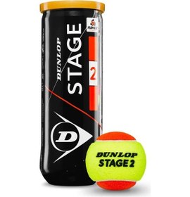 Resim Dunlop D Tb Stage 2 Orange 3'lü Çocuk Tenis Topu 