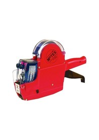 Resim Motex MX-6600 LPlus 10 Hane Etiketleme Makinesi Kırmızı 
