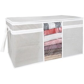 Resim Pencereli Yastık Hurcu - Gri 4490 