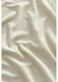 Resim 2'li Havlu Dokulu Yastık Kılıfı Seti 50 X 70 Fermuarlı Yumuşak Terry Kumaş Naturel Bej 