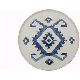 Resim Porland Arabesque Serisi 27cm Düz Tabak Desen5 Beyaz 