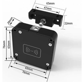 Resim Rokku Elektronik Kartlı Gizli Çekmece / Dolap Kapak / Kabin Kilidi 