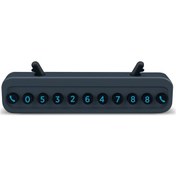 Resim Onyo Ony11 Araç Park Numaratörü Gri 