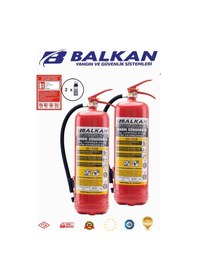 Resim 6 Kg Ruhsata Uygun 4yıl Köpüklü Yangın Tüpü 2 Adet Talimat-askı 