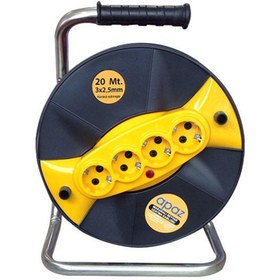 Resim Apaz Makaralı Seyyar Kablo 3x1.5 - 20M 