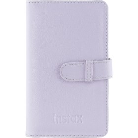 Resim Fujifilm Instax mini 12 Lila Fotoğraf Makinesi-10'lu Film-Laporta Albüm ve Deri Kılıf Seti 