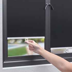 Resim 100% Karartma Perdeleri, Yatak Odası, Oturma Odası, Yurt, Banyo, Araba Seyahati için Taşınabilir Geri Çekilebilir Rulo Perdeleri - Çoklu Çubuk Cebi ile Termal Karartma Perdeleri, Karartma Perdeleri, Gizlilik Pencere Perdeleri, Yurt Odası Dekoru, Geri Çekilebilir Tasarım, Kolay Kurulum Perdeleri 