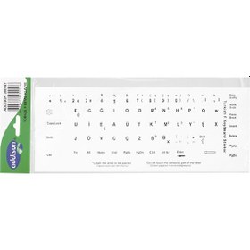 Resim Addıson 300167 Türkçe Q Gri Klavye Stıker 