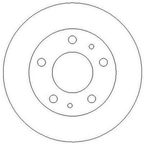Resim FERODO DDF758 FREN DİSKİ ÖN 14Q DUCATO 94-06 / BOXER 94-06 / JUMP 