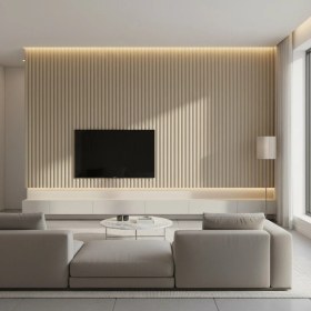 Resim Bella Wall Rigel Soft Duvar Paneli Yeni Gri - Wall Soft 500 1 Paket (6 Adet) 