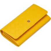 Resim Sarı Deri Kadın Cüzdan - S1CB00005783-L5E 
