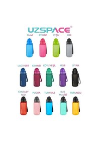 Resim Uzspace FiftyFifty Pipetli 400 Ml Yeni Koleksyion Tritan Su Matarası 