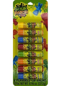 Resim Taste Beauty Sour Patch Kids Lip Balm Dudak Balsamı Çeşit Paketi 8 Adet 