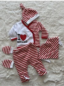 Resim 1016 Mom Dad 5'li Set-kırmızı Kırmızı 