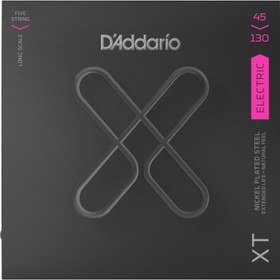 Resim Daddario XTB45130 Bas Gitar Tel Seti | 45-130 - 5 Telli XT Serisi 