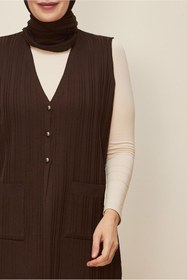 Resim Alvina BÜYÜK BEDEN TRİKO YELEK 20856 