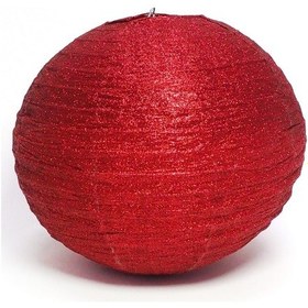 Resim Japon Feneri Simli Kırmızı 30 Cm 