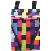 Resim Suntek Scooter Bisiklet Ön Gidon Çantası Aletleri Şarj Renkli Kafes Çok Renkli 