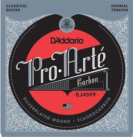 Resim D'Addario EJ45FF Pro-Arte Carbon Normal Tension Klasik Gitar Teli 