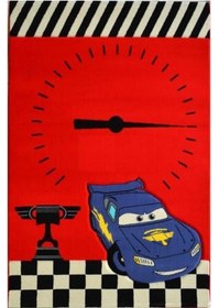 Resim Disney Antialerjik Çocuk Halısı 523Kırmızıaraba Büyük 150X230Cm 