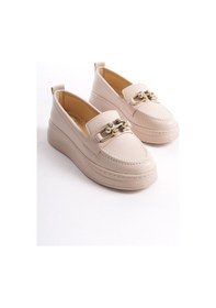 Resim Daxtors D602 Günlük Ortopedik Garantili Kadın Loafer Ayakkabı Nut 