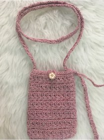 Resim Merve ÖZTÜRK Kadın/genç Telefon Çantası %100 El Emeği Mini Çanta 