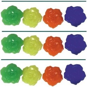 Resim BİSİKLET SÜS- KÜÇÜK GÜL (16 LI) 