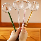 Resim 2 Adet/4 Adet Yüksek Borosilikat Cam saç tokası, Isıya Dayanıklı Uzun Sap, Renkli Kavrama, Sıcak Yağ, Baharat ve Çorbalar İçin Mutfak Kaşığı 