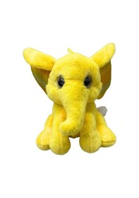 Resim Sevimli Oyuncak Peluş Fil Uyku Arkadaşım 30 Cm Sarı 