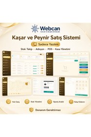 Resim Webcan yazılım ve bilişim sistemleri Kaşar Peynir Satış Yazılımı Stok Takip POS Kasa Sistemi 