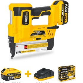 Resim SGS5165 - 20 Volt 4 Amper Akülü Zımba ve Çivi Çakma Tabanca Makinası ( Tek Akü ve Şarj Cihazı) 