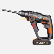 Resim Worx WX390.1 20 V 2 Ah Çift Akülü Li-On Darbeli Akülü Matkap + 8 Adet Uç + Mandren 