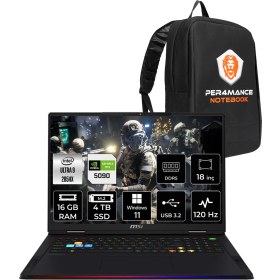 Resim Msı Raider 18 Hx Aı Intel Core Ultra 9 285HX 16GB 4tb SSD RTX5090/24GB 175W 18" Uhd+ 120Hz Windows 11 Pro Taşınabilir Bilgisayar & Per4 Çanta A2XWJG215TRP350 