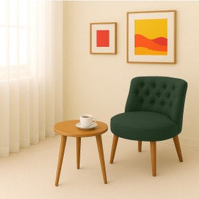 Resim Kahraman Mobilya Aksesuarları Tekli Berjer Koltuk Yeşil - Çay Seti Koltuk Takımı 