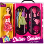 Resim Bebekli Elbise Dolabı Gardırop Oyuncak 