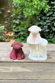 Resim Rufus Concept Rose Dog Tekli Silikon Mum Kalıbı 