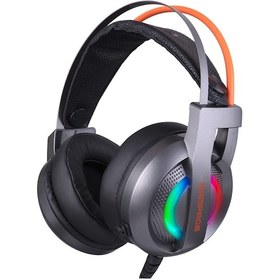 Resim Rampage RM-X7 TORNADO USB RGB 7.1 Mikrofonlu Kulak Üstü Oyuncu Kulaklık 