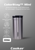 Resim Cooker 0.50 LT Paslanmaz Çelik Termos Ofis Piknik Mama Termosu 