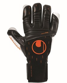 Resim uhlsport Siyah - Beyaz Kaleci Eldiveni 101126401 Kaleci Eldiveni Speed Con 