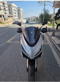 Resim Motocam Zontes Zt 250 T-e Siperlik Ön Cam 2023-2025 Model 73cm Şeffaf Renkli 4mm 