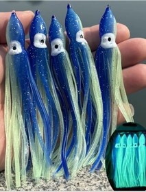 Resim Eagenset Silikon Ahtapot Yapay Yem Olta Yapım Malz. 9cm 5 Adet 