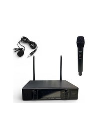 Resim Rose Rw-211ey Uhf El+yaka Telsiz Mikrofonu 2x100 Kanal 