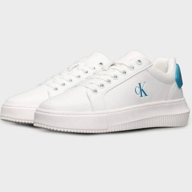 Resim Calvin Klein Bayan Ayakkabı Yw0yw01846 0le Beyaz-mavi Beyaz-mavi 